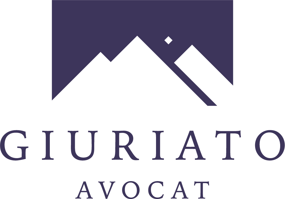 Logo de Maître Pierre Giuriato, avocat à Strasbourg, représentant une montagne stylisée